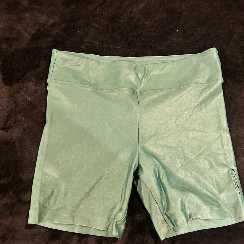 Koral Women's Green Bike Shorts